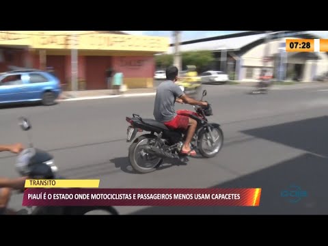 Piauí é um dos Estados onde os motociclistas menos usam capacetes 31 03 2021
