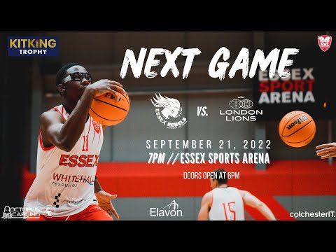 Kit-King Trophy - Essex Rebels D1 Men v London Lions II (21.09.22)