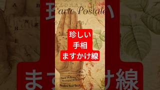 希少な手相ますかけ