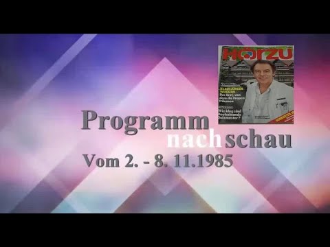 Professor Brinkmann, Paulchen Panther & Programm Perlen aus 1985 | 26.8.2021 | Programmnachschau #7