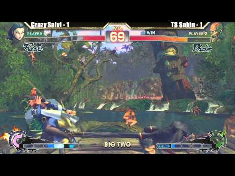 SSF4 AE 2012 Crazy Salvi vs TS Sabin - Big Two #6 Tournament Sponsored by TGS