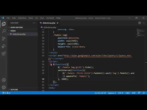 Creating an Image Slideshow Using PHP and Simple jQuery Tutorial DEMO