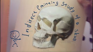 Download lagu Oil Painting Study | Skull | Indirect Painting Process mp3
