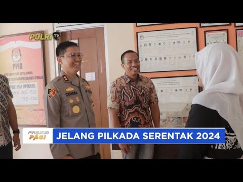 KAPOLRES KUTAI TIMUR KUNJUNGI KPU KUTAI TIMUR JELANG PILKADA