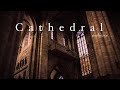 Cathedral - ASMR Ambience | chant, rain, monastery sounds, stained glass window