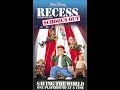 Opening To Recess School S Out 2001 VHS