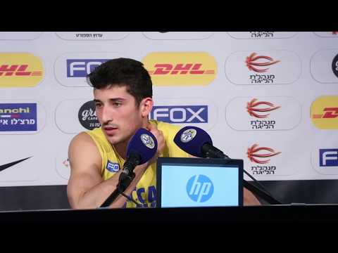 John Dibartolomeo after the 86:94 to Hapoel Holon