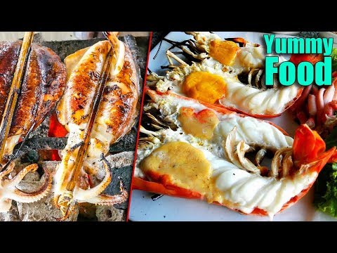 Popular Street Food, Asian Street Food, Fast Food Street in Asia #285
