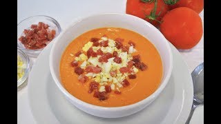 Auténtico salmorejo cordobés |Receta fácil y rápida!!
