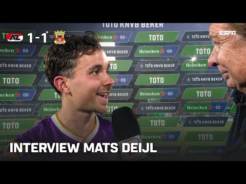 Ⓒ Mats Deijl: "HET IS PRACHTIG, ONGEKEND!" | Interview na bekerfinale