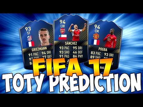 OMG MY FIFA 17 TOTY PREDICTIONS!