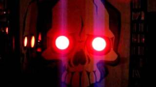 BORIS-- giant handmade skull prop