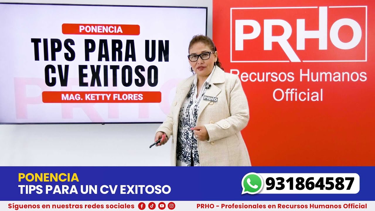Recursos Humanos TIPS PARA UN CV EXITOSO