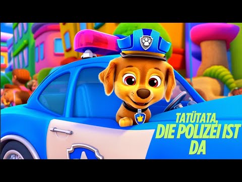 Polizei-Lied für Kinder 🚓  | Tatütata, die Polizei ist da! 🎶 | Lustiges Mitmachlied & Animation