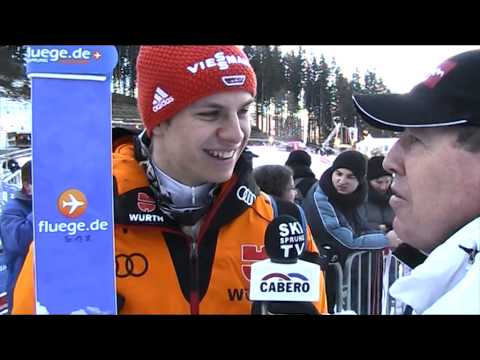 Andreas Wellinger im Interview - Titisee Neustadt 13.12.2013