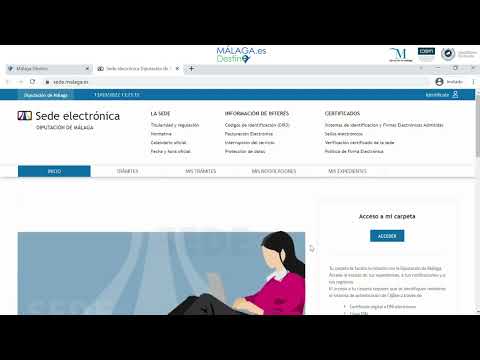 2ª pildora formativa del programa Málaga Destino: Mis Datos en el apartado Mi Cuenta