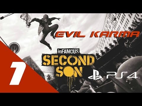 Infamous: Second Son Walkthrough Part 1 Evil Karma Let's Play Gameplay No Commentary