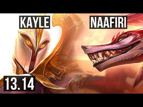 KAYLE vs NAAFIRI (TOP) | 8/3/8 | EUW Master | 13.14