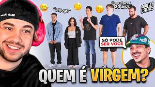 DESCUBRA QUEM É O VIRGEM! (NÍVEL HARD) - React Aqueles Caras