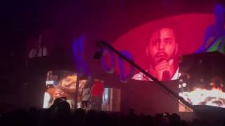 “FRIENDS” J. Cole ft. kiLL edward Live | KOD Tour 2018 | Tampa