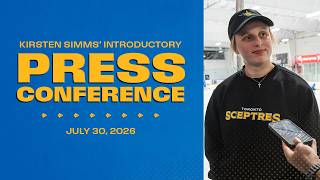 Kirsten Simms First Media Availability | Toronto Sceptres 1st Round Pick