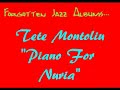Tete Montoliu - "Piano for 'Nuria"  MPS CRM 660