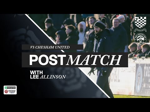 POST MATCH REACTION | Lee Allinson | Chesham United 1 - 0 Hemel Hempstead | National League South