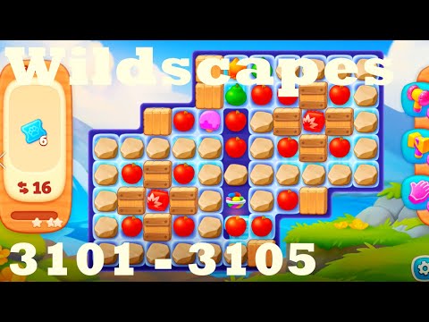 Wildscapes Level 3101 - 3105 HD Walkthrough | 3 - match game | gameplay | android | ios | pc | app