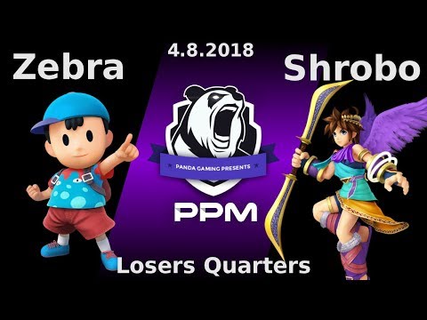 Big PPM 9 - Zebra (Ness) Vs. Shrobo (Pit) - Losers Quarters