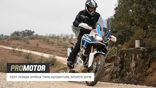 Africa Twin adventure sports v testu