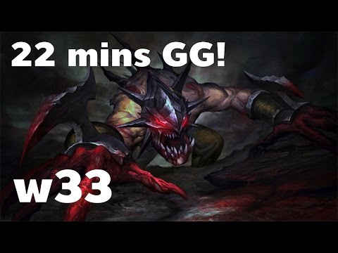 w33 Plays Lifestealer 22 mins GG!
