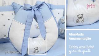 Almofada para Amamentação Teddy Azul | Ref: 50367