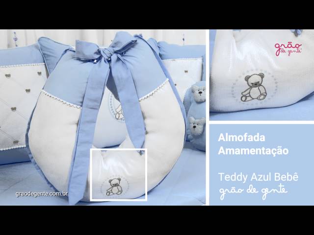 Almofada para Amamentação Teddy Azul | Ref: 50367