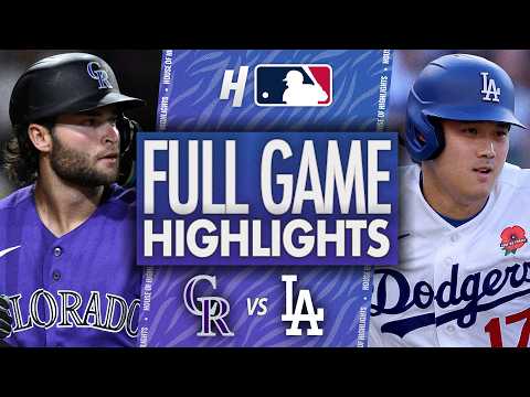 LA다저스 VS 콜로라도 5:3 MLB 스포츠하이라이트