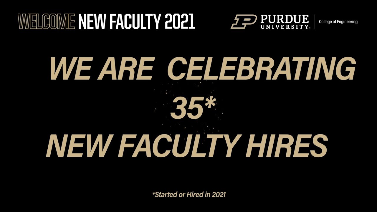 Welcome to 2021 Engineering new faculty