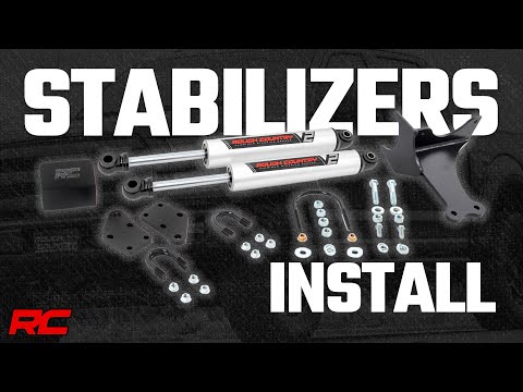 Installing Dual Steering Stabilizers on 2022 Ford F-250