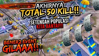 Download lagu TOTAL 50 KILL!! SETENGAH POPULASI KITA BANTAI!! DAPAT SETIM BARBAR DI EVENT 5 TAHUN!! | PUBG MOBILE mp3
