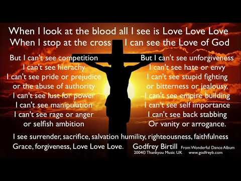 When I look at the blood. Godfrey Birtill