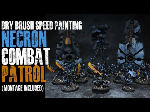 Dry Brush Speed Painting the Entire Necron Combat Patrol Plus Convergence of Dominion
