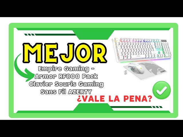 Vídeo relacionado con EMPIRE GAMING - Kit MK800 con cable - Teclado Gaming QWERTY (diseño italiano) RGB 105, 19 teclas anti-ghosting - Alfombrilla de ratón gamer RGB 2400 DPI - PC PS4 PS5 Xbox One/Series Mac