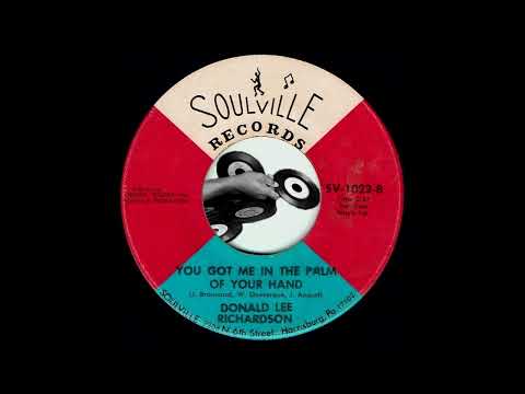 Donald Lee Richardson - You Got Me In The Palm Of Your Hand [Soulville] 1969 Northern Soul 45