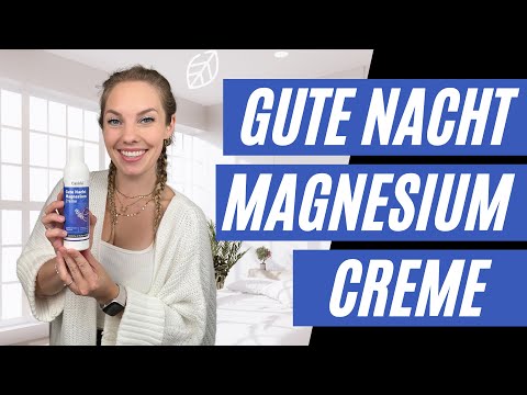 Gute Nacht Magnesium Creme 🪻 mit Lavendel
