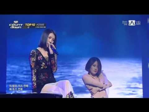 140313 Sunmi - Full Moon (Acoustic Ver.) @ M! Countdown [720P]
