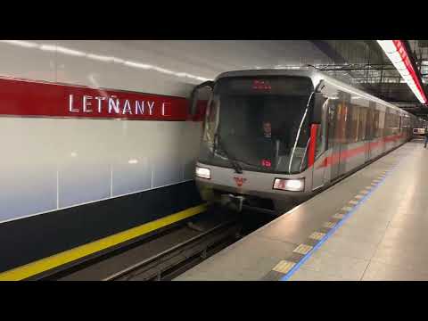 Pražské metro - “Linka C” - stanice Letňany