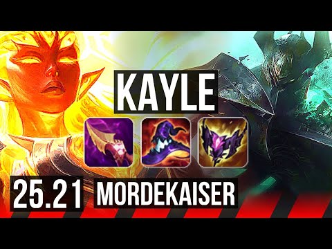 KAYLE vs MORDEKAISER (TOP) | 11/2/5, Legendary | EUW Master | 25.21