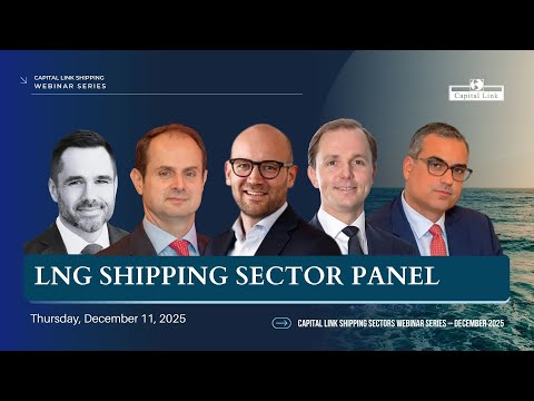 LNG Shipping Sector Panel with Senior Executives from CCEC, FLNG, GLNG & Maran Gas Maritime