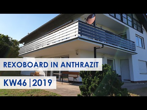 Balkonverkleidung - klassisch & modern in anthrazit (Kundenbilder KW 46/2019)