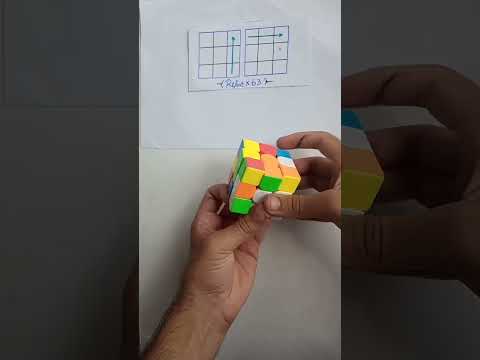 The viral moves 2x63 times in cube magical trick #shorts
