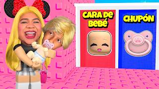 JUGAMOS la TORRE TROLL de QUE PREFIERES VERSIÓN BEBÉS en Roblox con mi HERMANITO