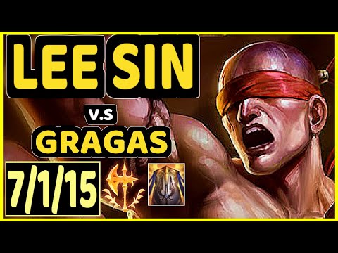 KIREI (LEE SIN) vs GRAGAS - 7/1/15 KDA JUNGLE CHALLENGER GAMEPLAY - EUW